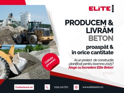Fabrică de beton în Cluj Napoca - ELITE BETON