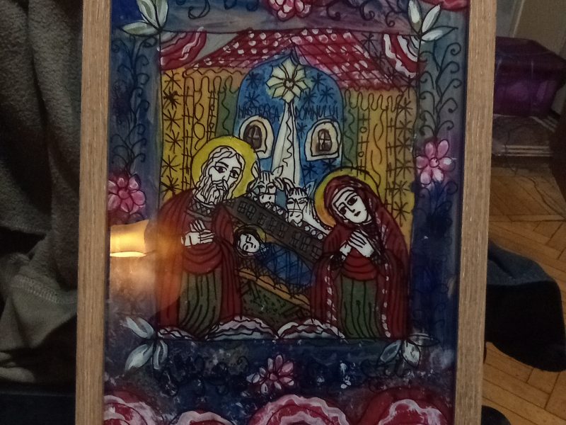 Icoane pe sticla de vânzare