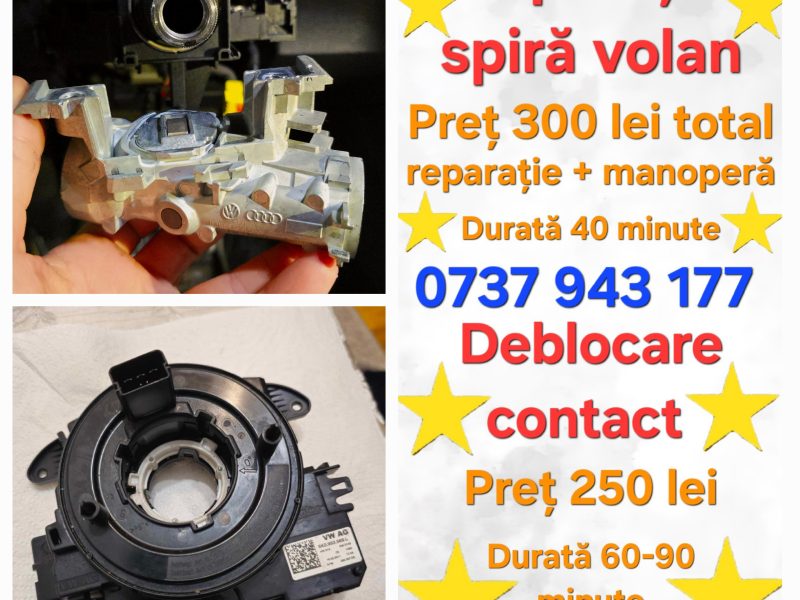 Reparatie Spira volan / Deblocare Contact VW Seat Skoda Audi 5K0953569